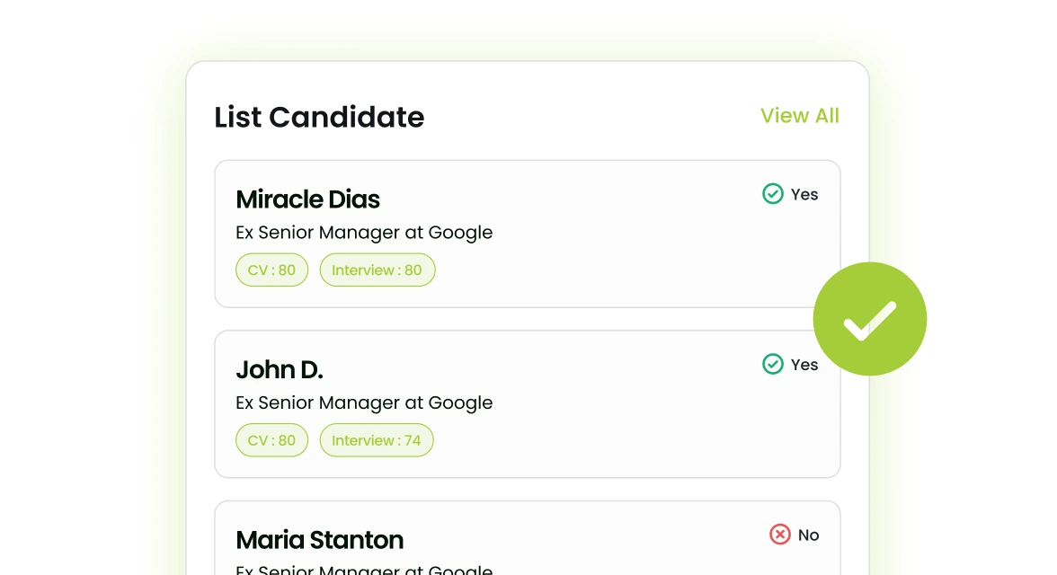 Pendaftaran Kandidat Otomatis